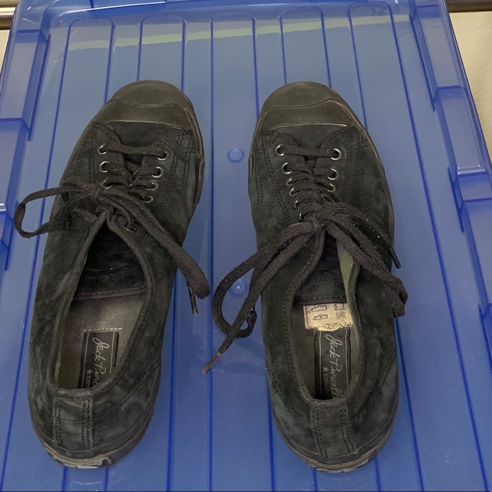 Jack Purcell by Converse. Black suede size 9